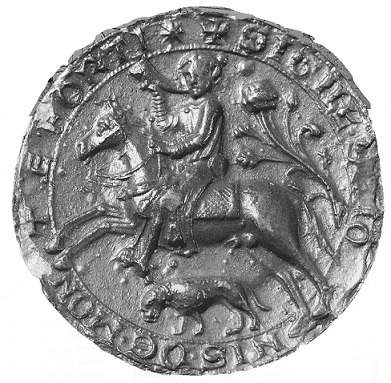 Replica seal of Simon IV de Montfort (d.1218)