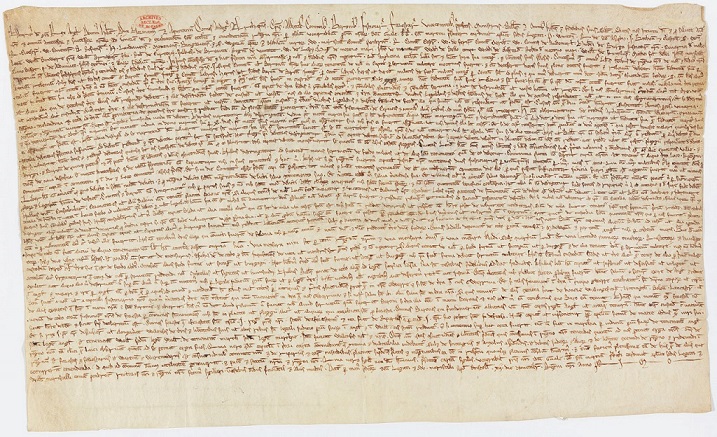 Copy of Magna Carta 1216
